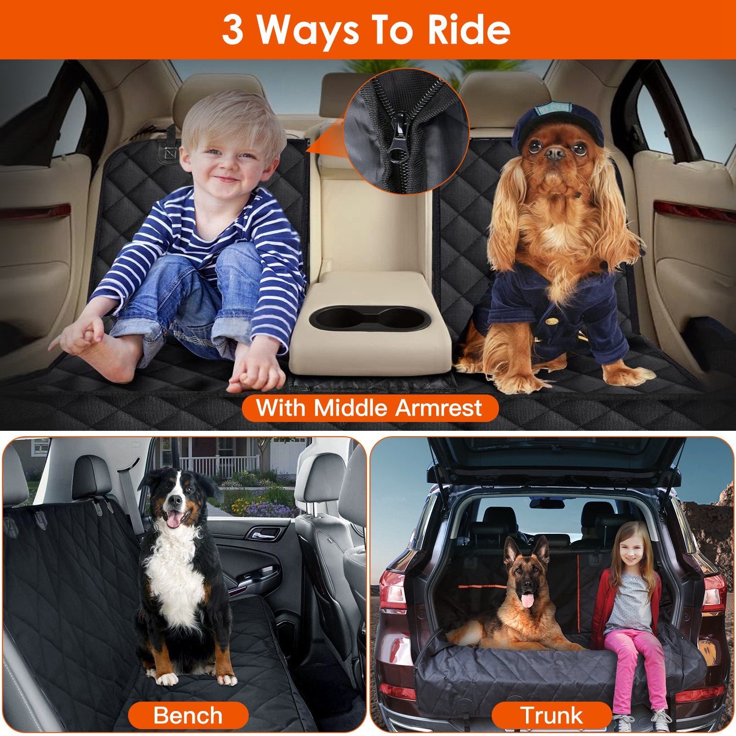 PawShield Seat Cover-Black