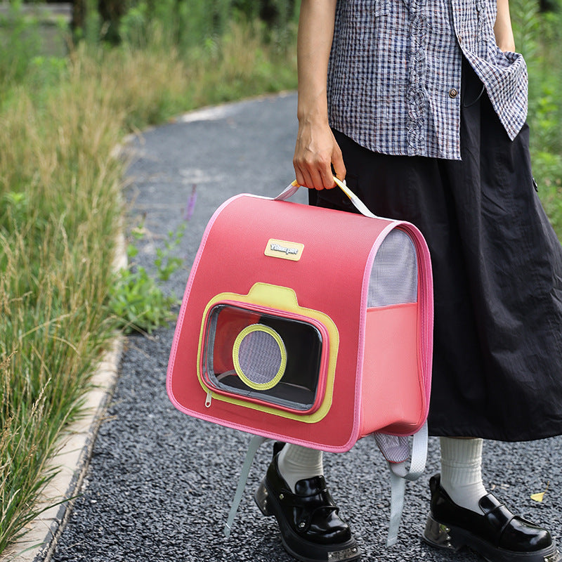 Portable Pet Backpack for Walks, Trips, and Adventures