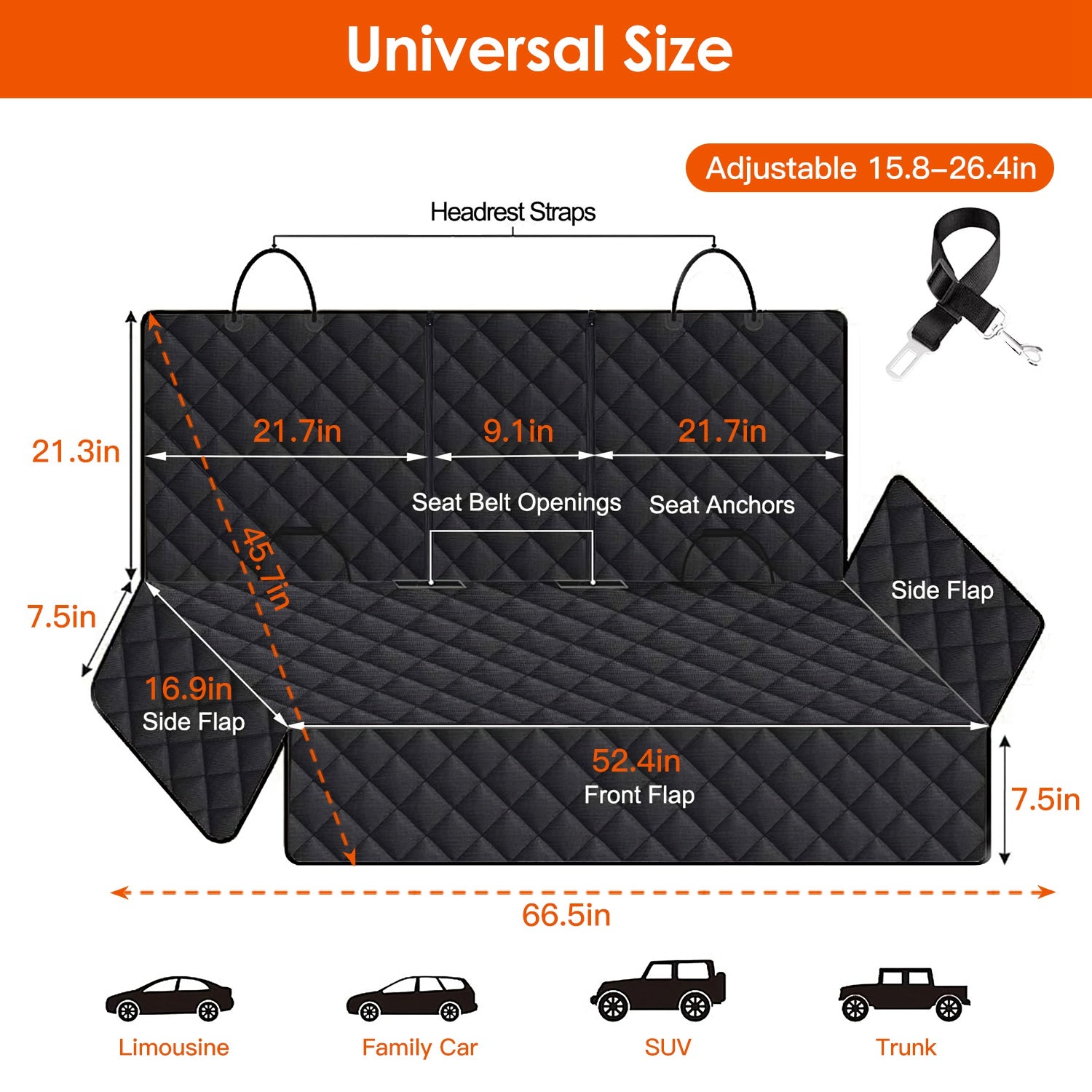PawShield Seat Cover-Black