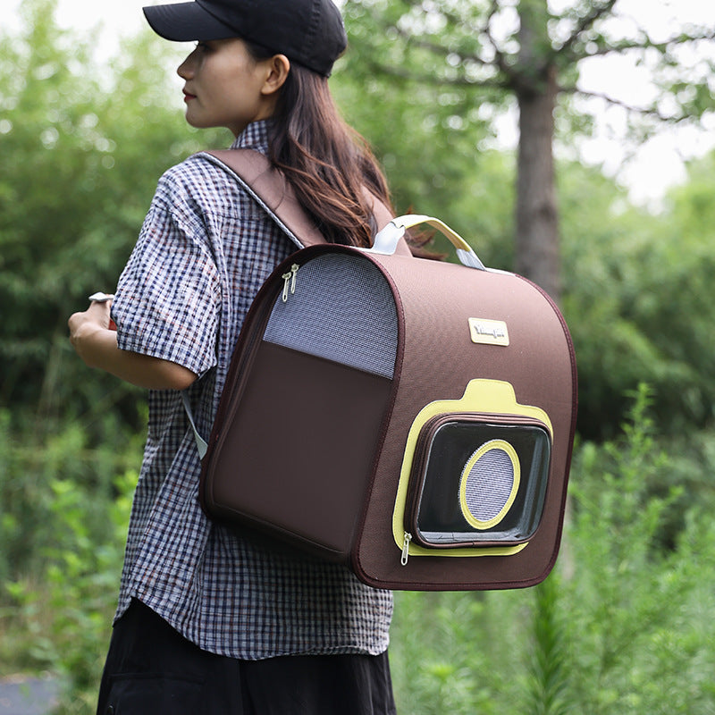 Portable Pet Backpack for Walks, Trips, and Adventures