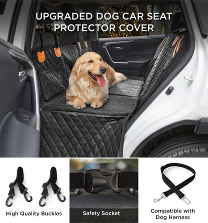 Premium Hard Bottom Dog Car Backseat Cover